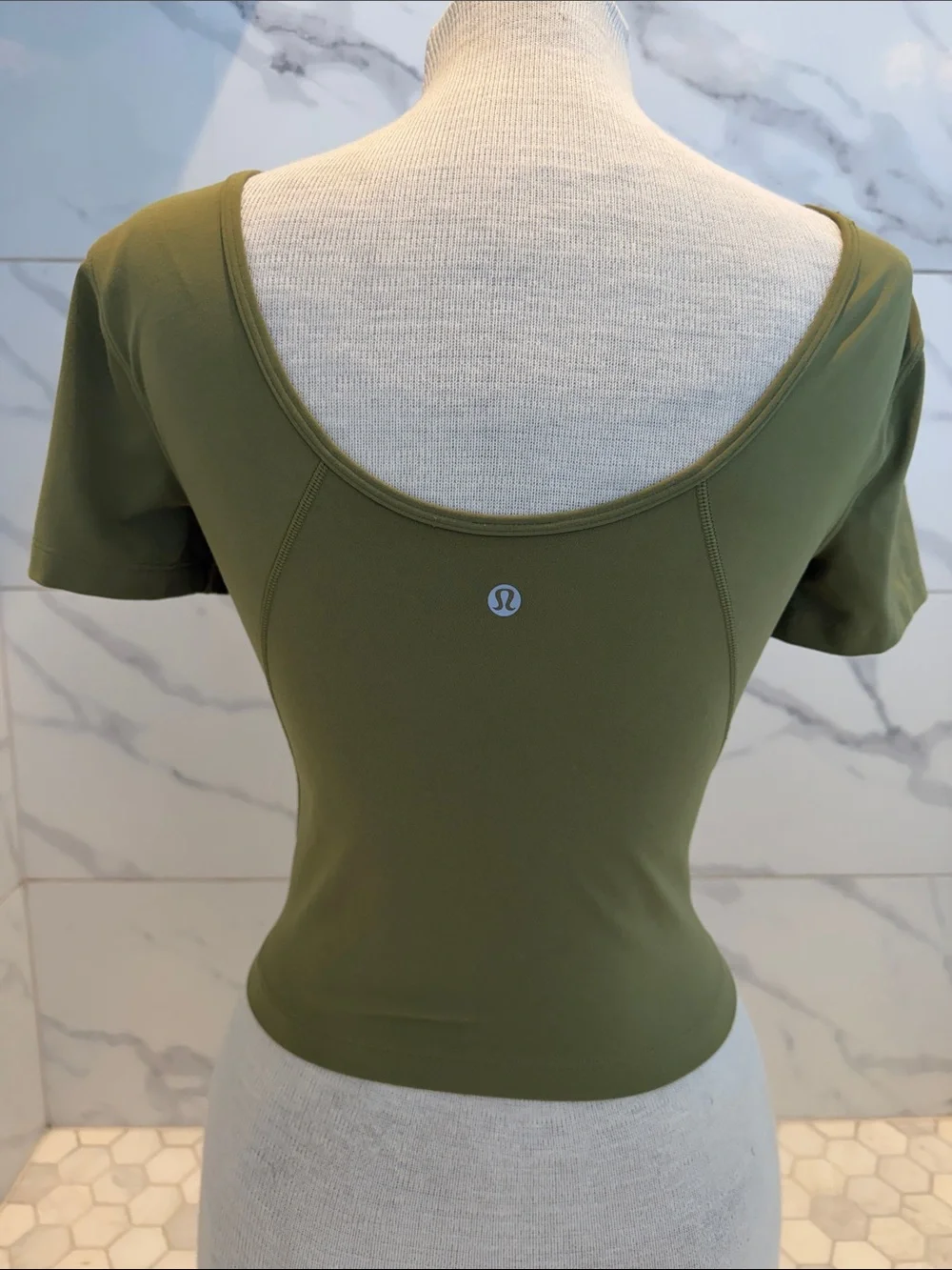 Lululemon Align Short Sleeve T-Shirt In Limited Edition Bronze Green Women’s 4